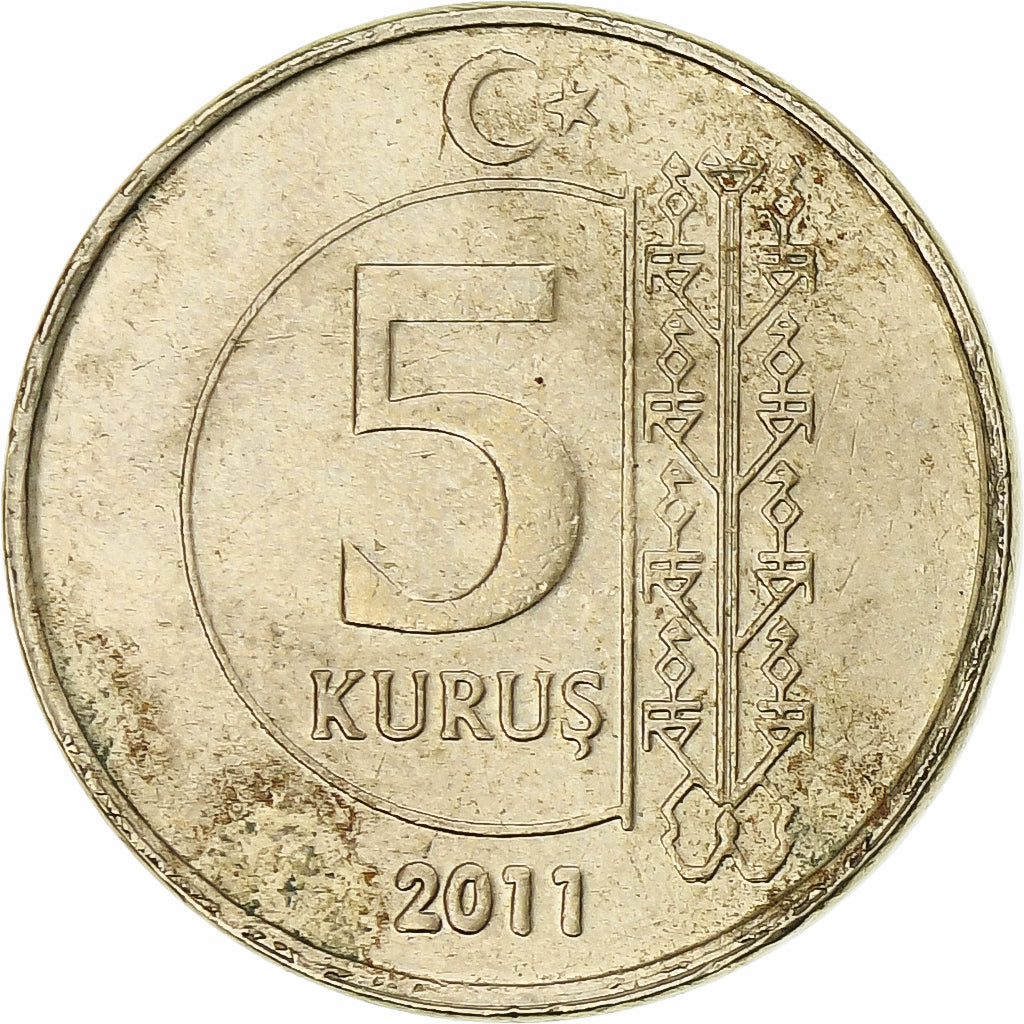 Turquía, 5 Kurus, 2011