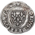 França, Charles VI, Blanc Guénar, 1385, Prata, VF(30-35), Duplessy:377A
