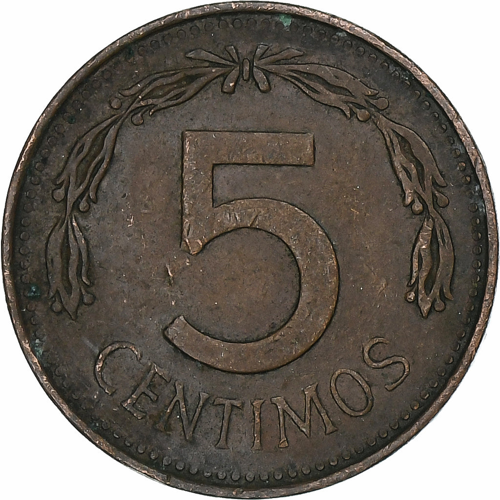 Venezuela, 5 Centimos, 1974