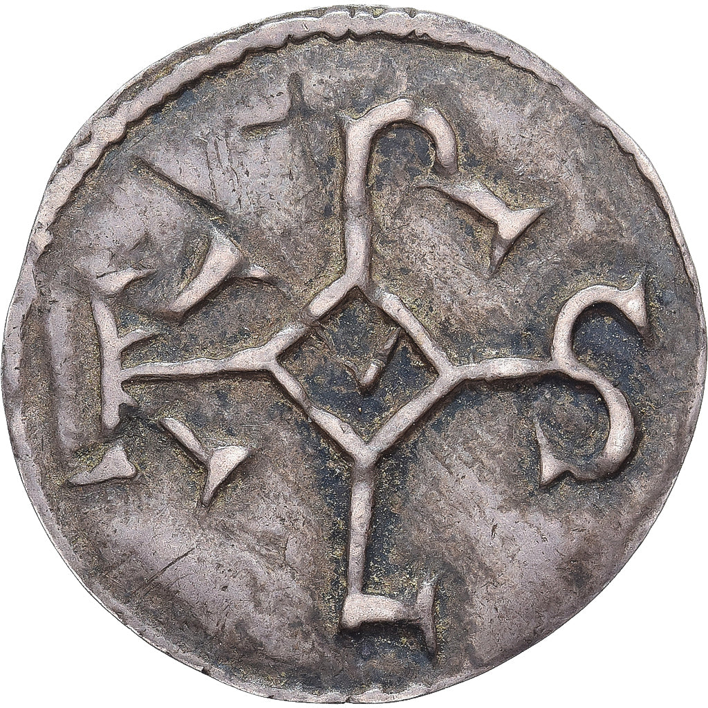 Francia, Charles le Chauve, Obol, 855-866, Melle, Argento, BB, Prou:704-705