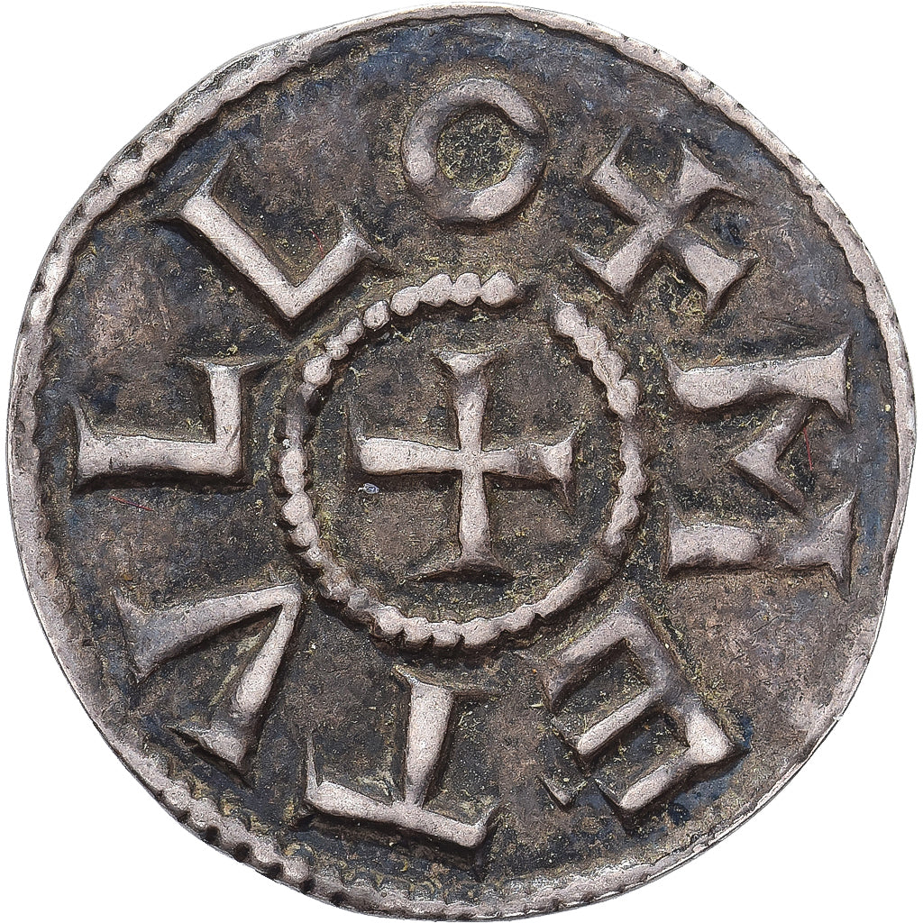 Francia, Charles le Chauve, Obol, 855-866, Melle, Argento, BB, Prou:704-705