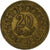 Tunisia, 20 Millim, AH 1380/1960