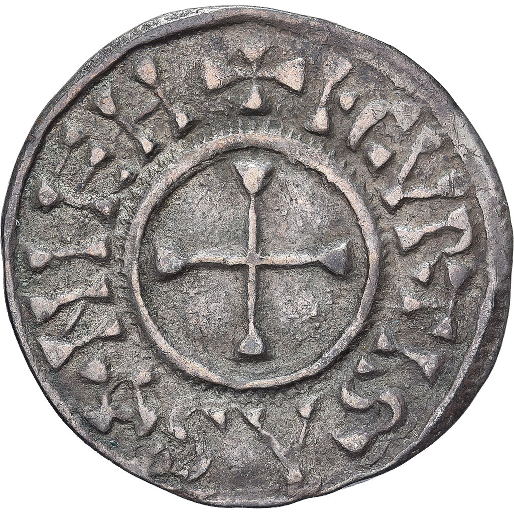 Francie occidentale, Charles II le Chauve, Denier, 864-875, Curtisasonien