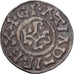 West Francia, Charles II le Chauve, Denarius, 864-875, Bayeux, Argento, BB+