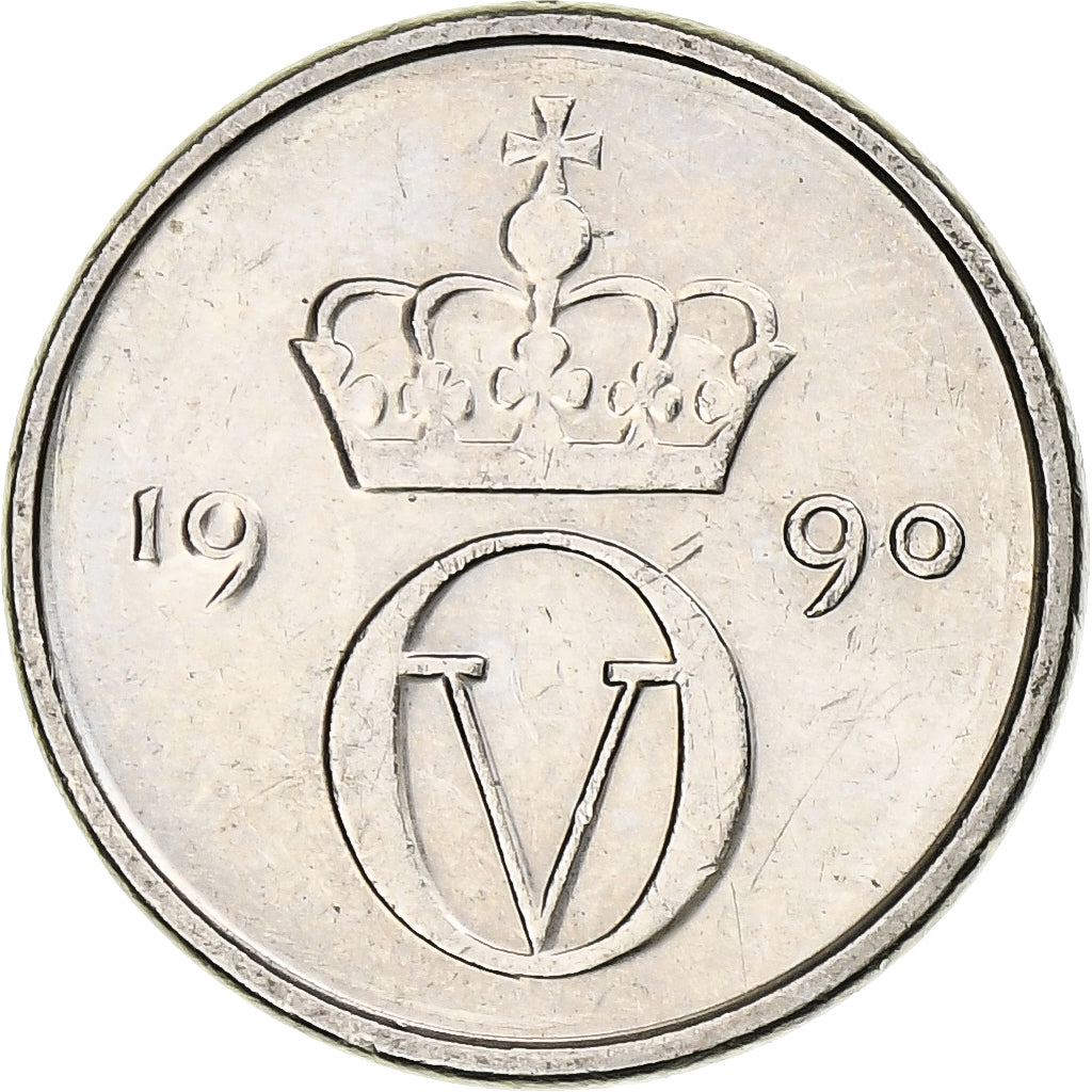 Norvège, 10 Öre, 1990