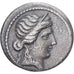 Julius Caesar, Denarius, 47-46 BC, Uncertain Mint, Plata, BC+, Crawford:458/1