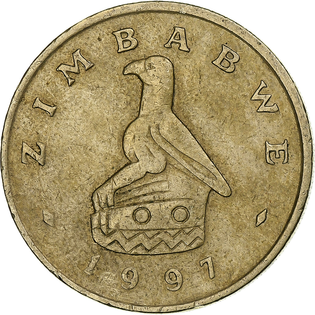 Zimbabwe, 2 Dollars, 1997