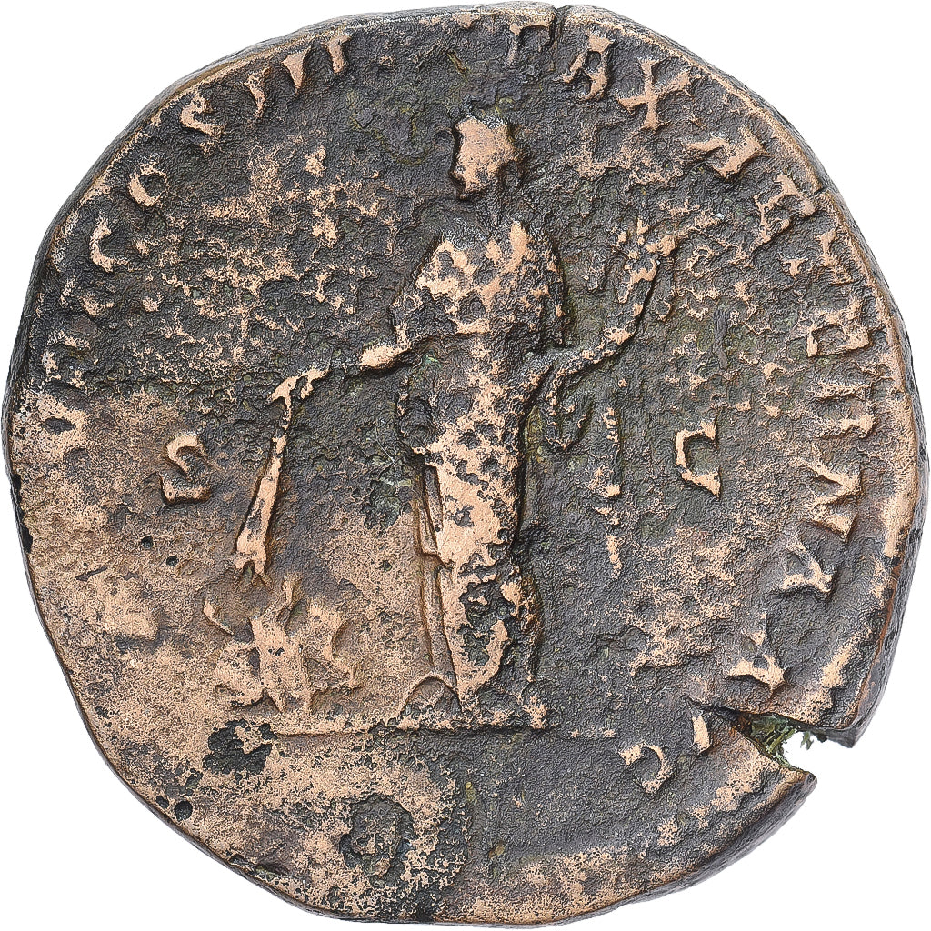 Marcus Aurelius, Sestertius, 175-176, Rome, Bronzen, FR+, RIC:1163