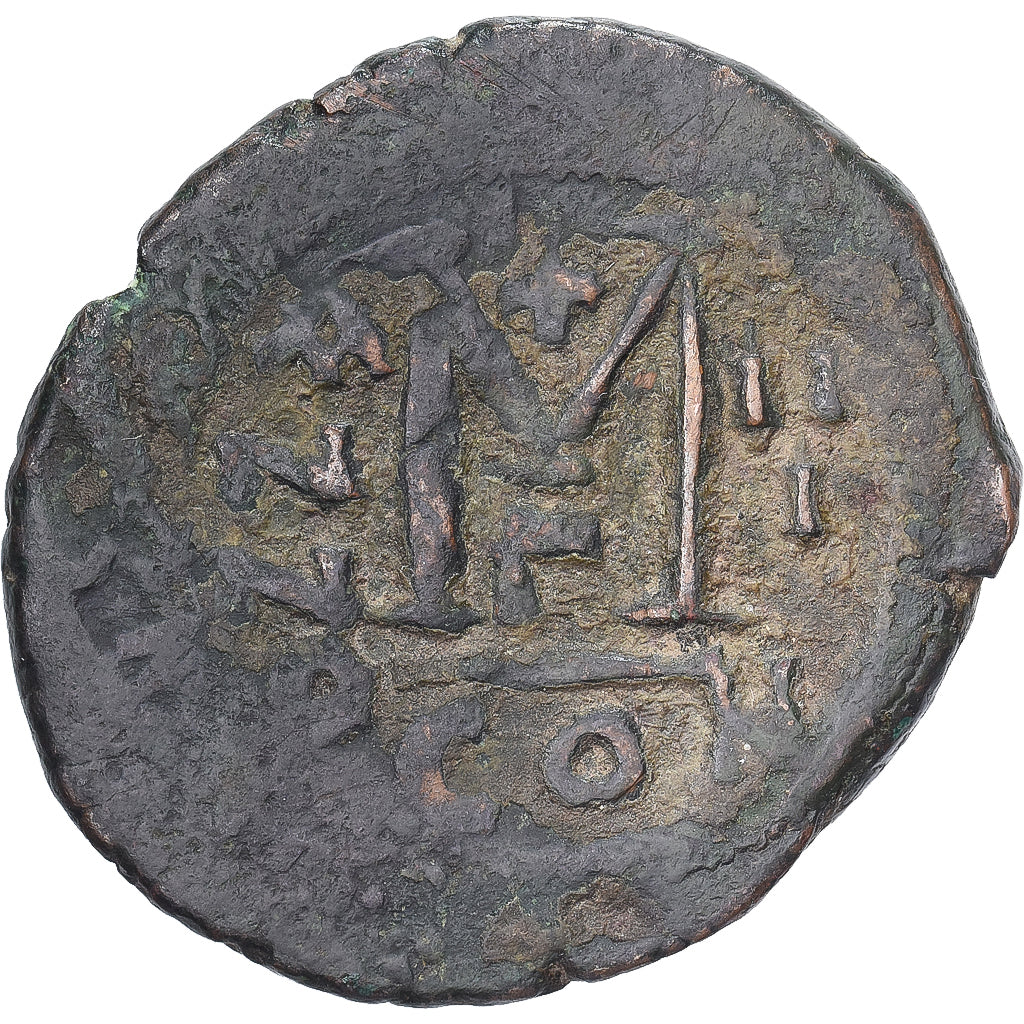 Heraclius, Follis, 610-641, Constantinople, Bronze, S, Sear:804