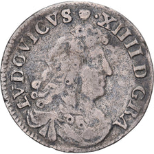 Frankreich, Louis XIV, 4 Sols des Traitants, 1675, Vimy, Silber, S+, Gadoury:103