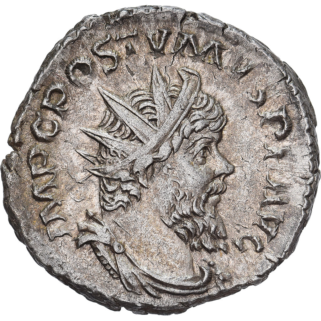 Postumus, Antoninianus, 266-267, Cologne, Argento, BB, RIC:330