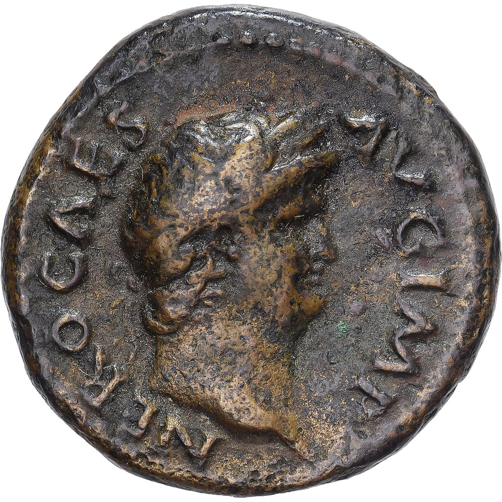 Nero, Semis, 62-68, Rome, Bronze, EF(40-45), RIC:233