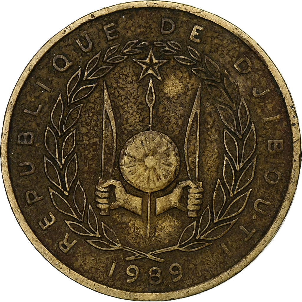Djibouti, 10 Francs, 1989