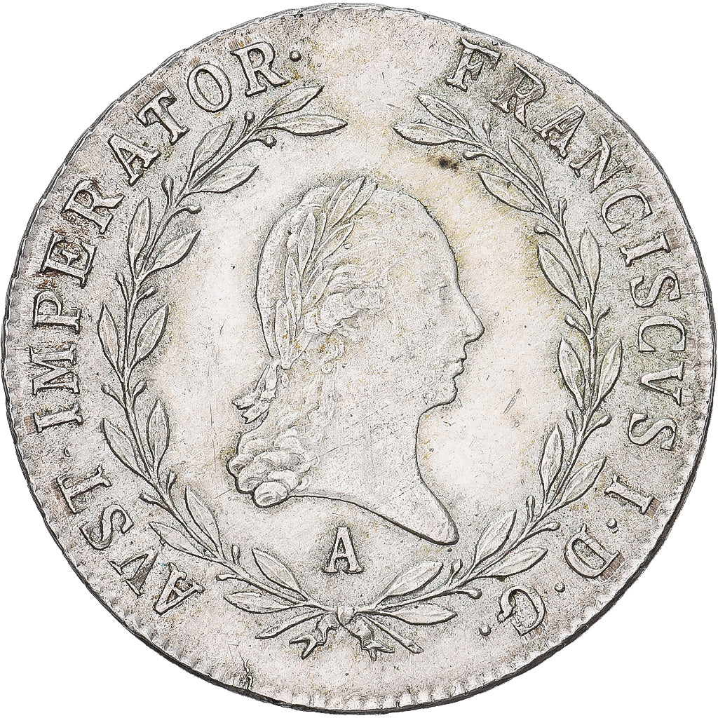Austria, Franz I, 20 Kreuzer, 1817, Vienna, Silver, AU(55-58), KM:2143