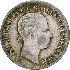 Austria, Franz Joseph I, 10 Kreuzer, 1859, Milan, Argento, BB, KM:2204
