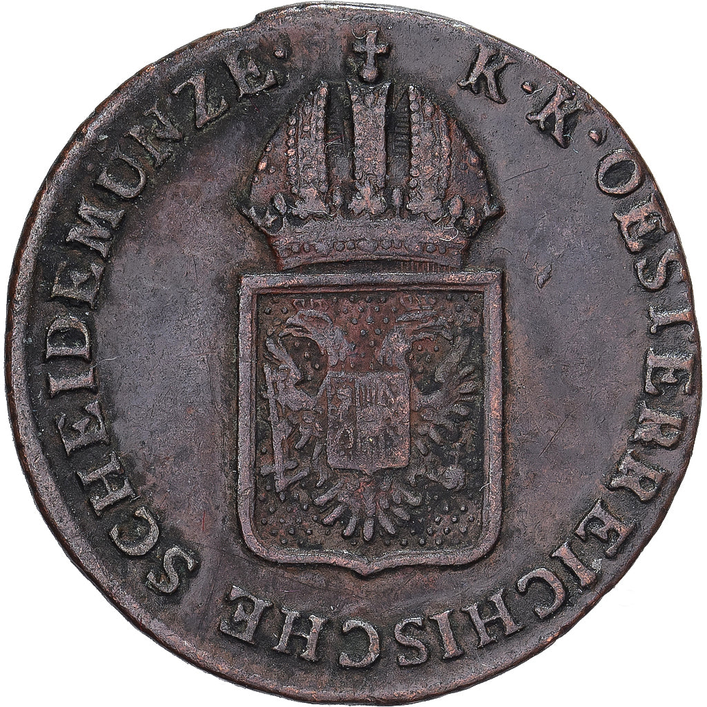 Áustria, Franz I, 1/4 Kreuzer, 1816, Kremnica, Cobre, EF(40-45), KM:2107
