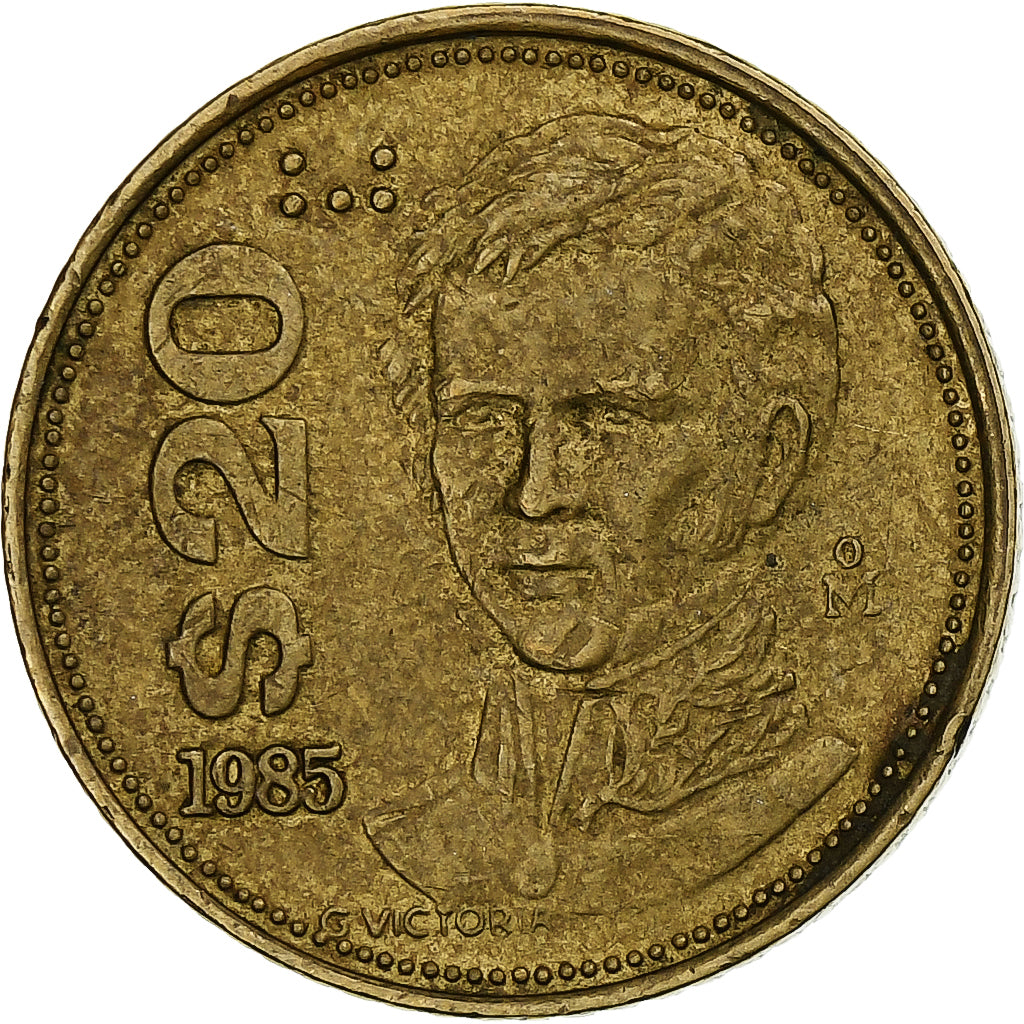 México, 20 Pesos, 1985