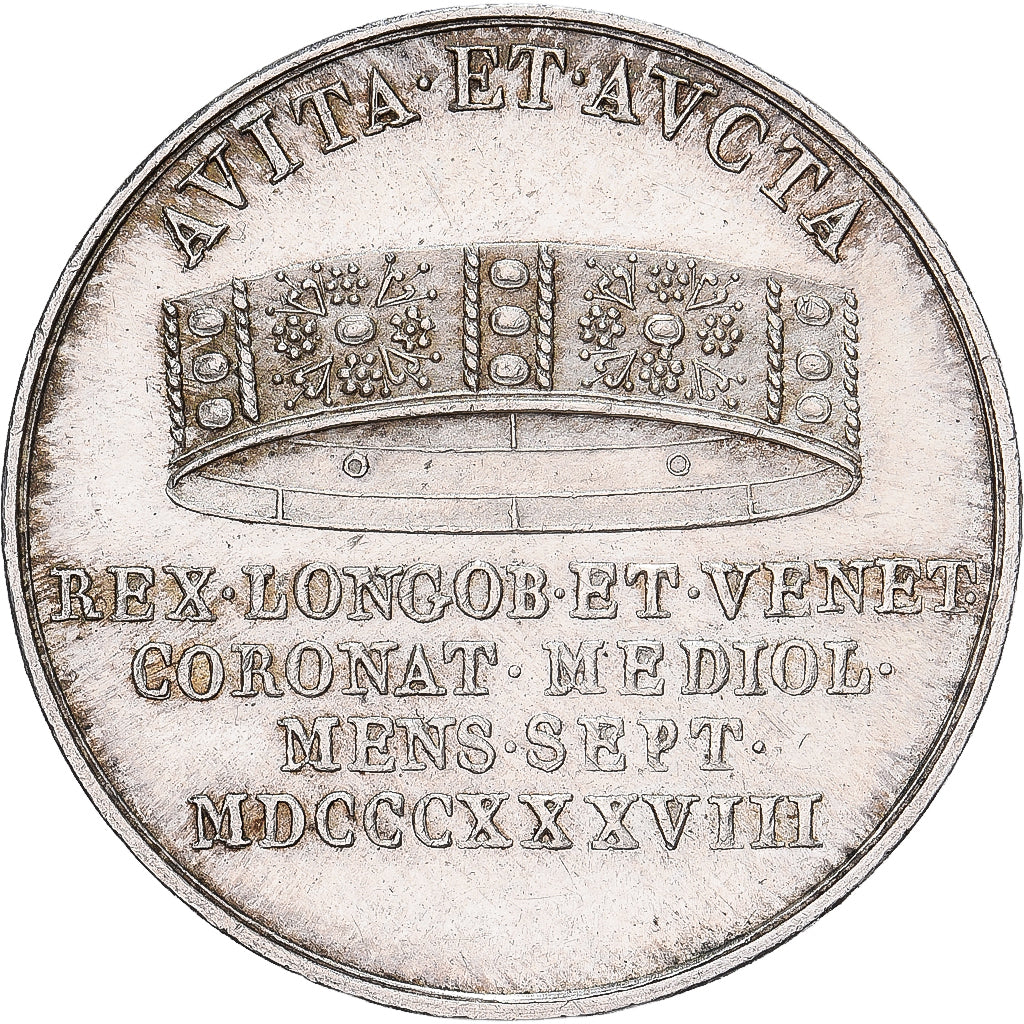 Kingdom of Lombardy-Venetia, Medaille, Ferdinand Ier, Coronation of Ferdinand I