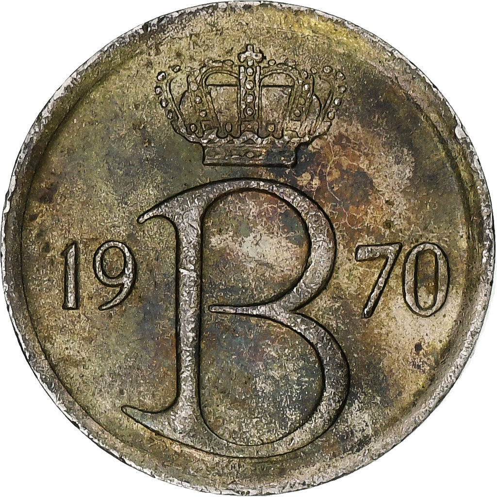 Belgique, 25 Centimes, 1970