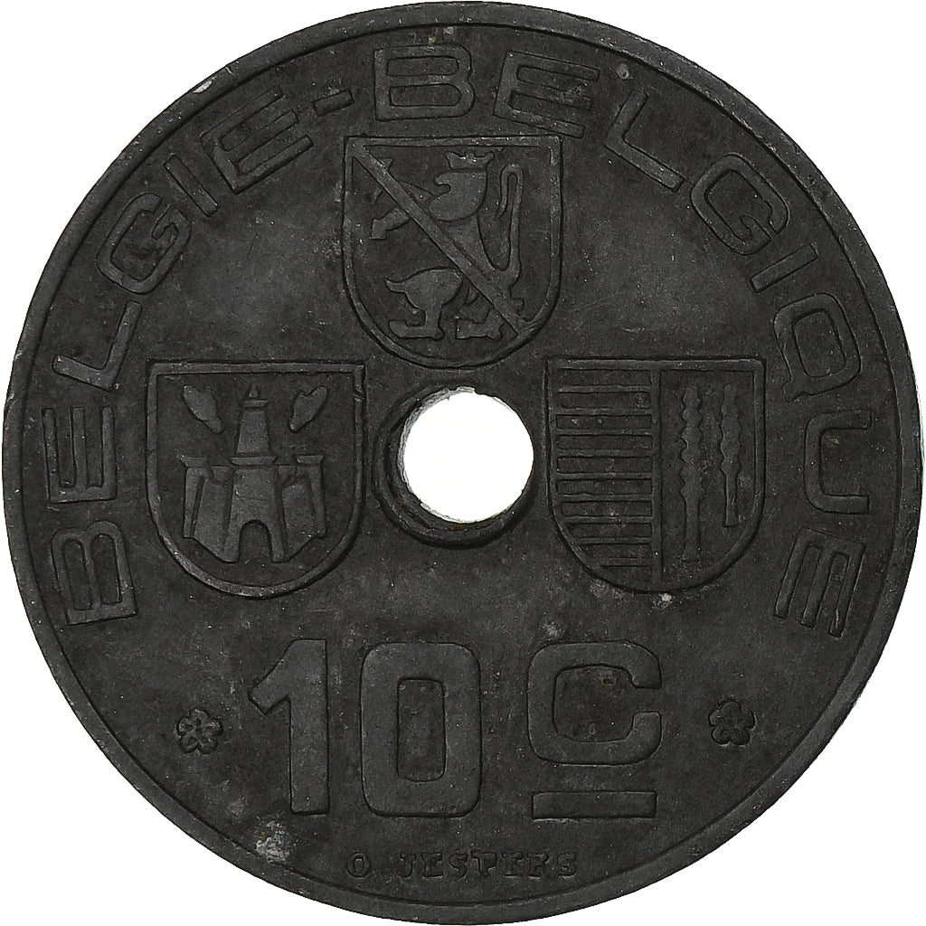 Belgique, 10 Centimes, 1945