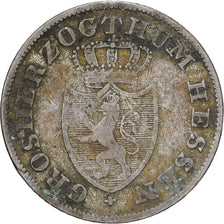 Grand-duché de Hesse, Louis Ier, 6 Kreuzer, 1826, Darmstadt, Argent, TB, KM:290