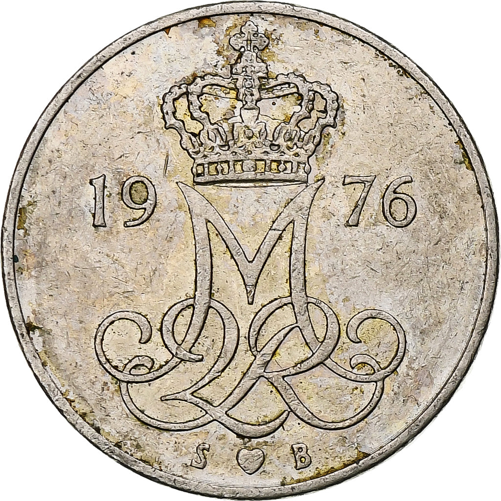 Denmark, 10 Öre, 1976