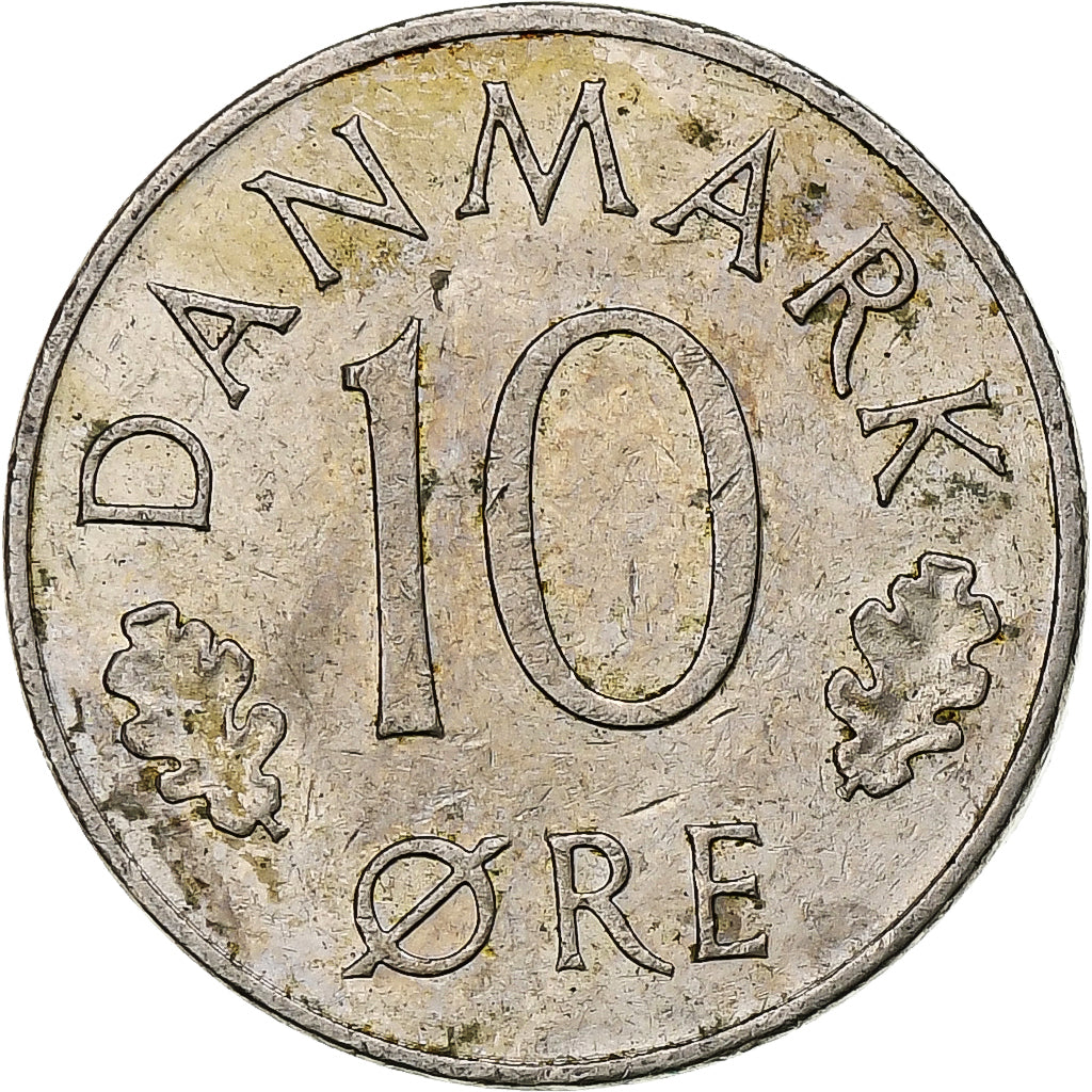 Denmark, 10 Öre, 1976