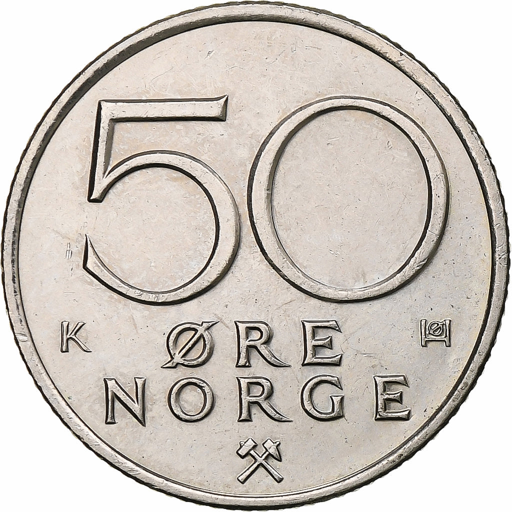Norwegia, 50 Öre, 1993