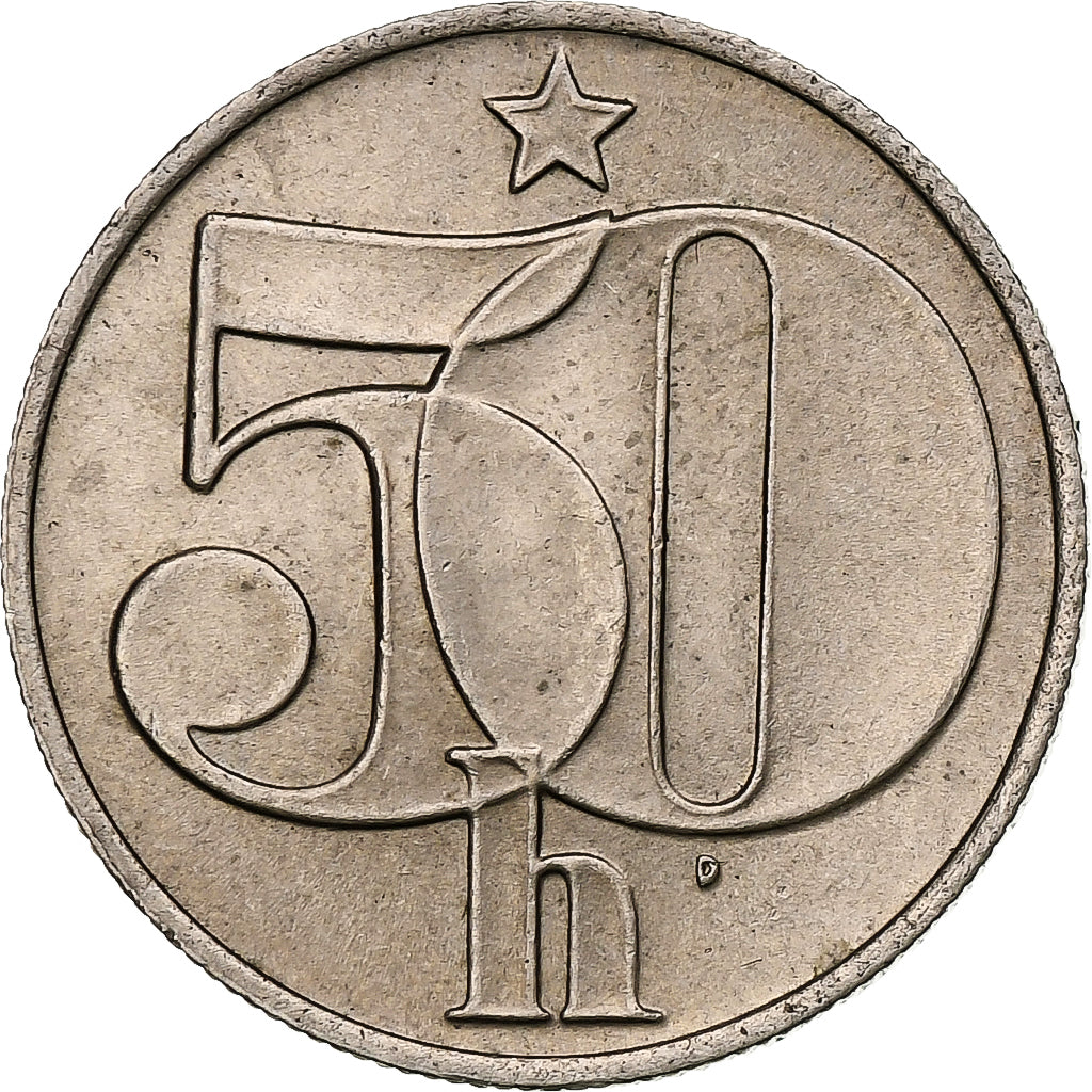Czechoslovakia, 50 Haleru, 1989