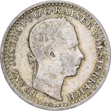 Austria, Franz Joseph I, 10 Kreuzer, 1861, Venice, Argento, BB, KM:2204