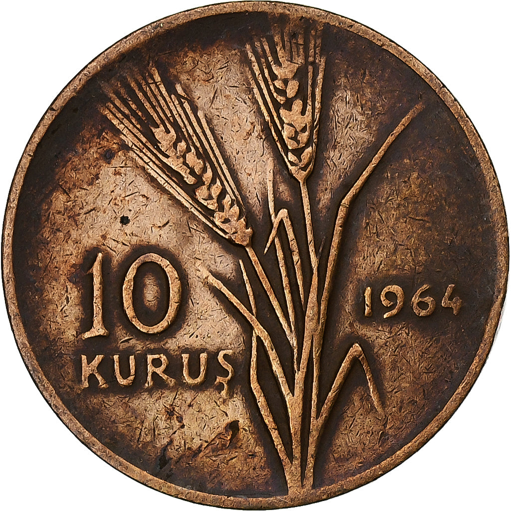 Turquía, 10 Kurus, 1964