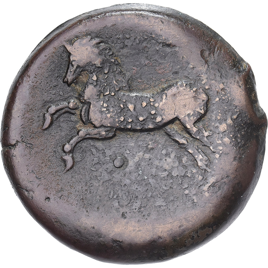 Numidia (Kingdom of), Massinissa or Micipsa, Æ Unit, 202-148 BC, Bronzen, FR