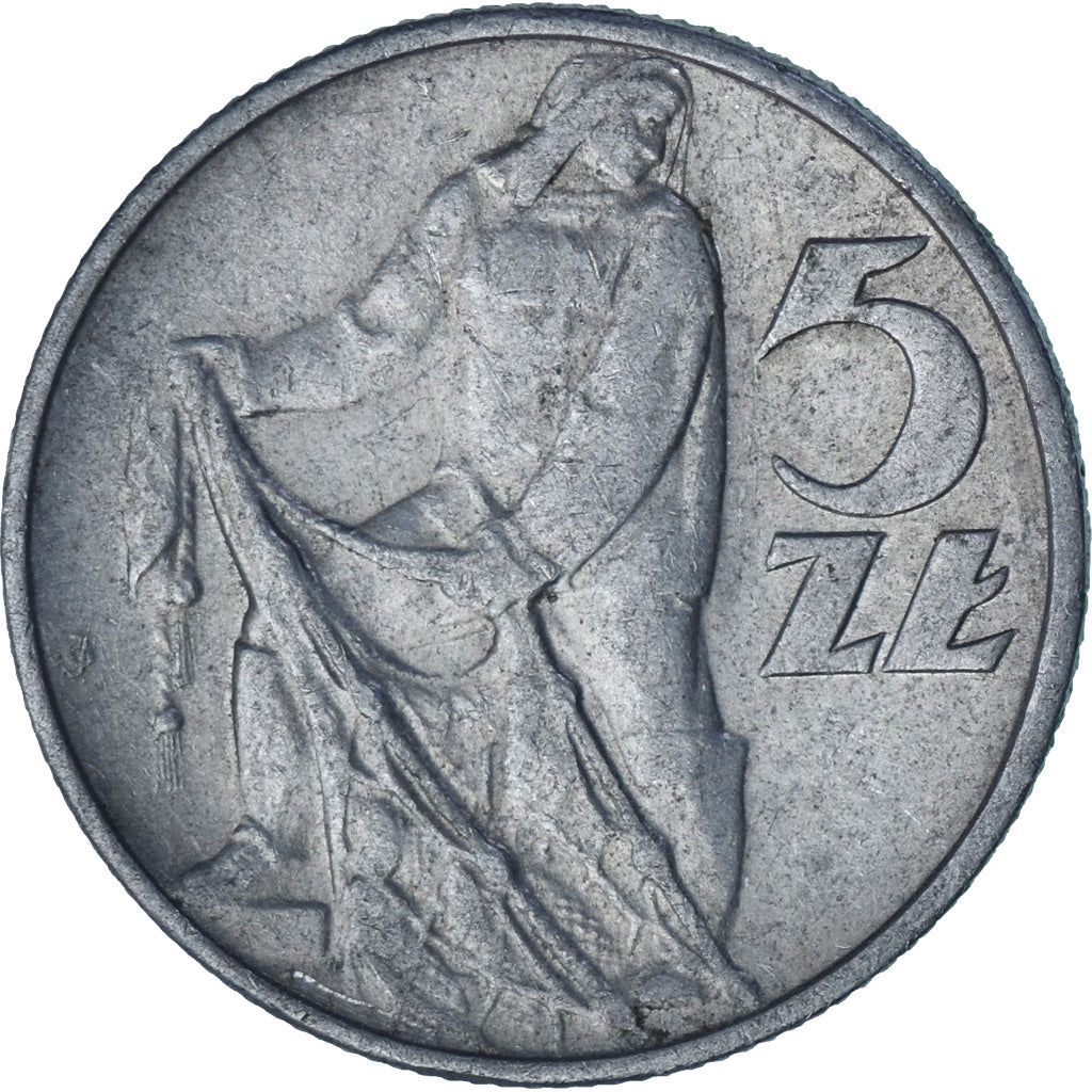 Polen, 5 Zlotych, 1974