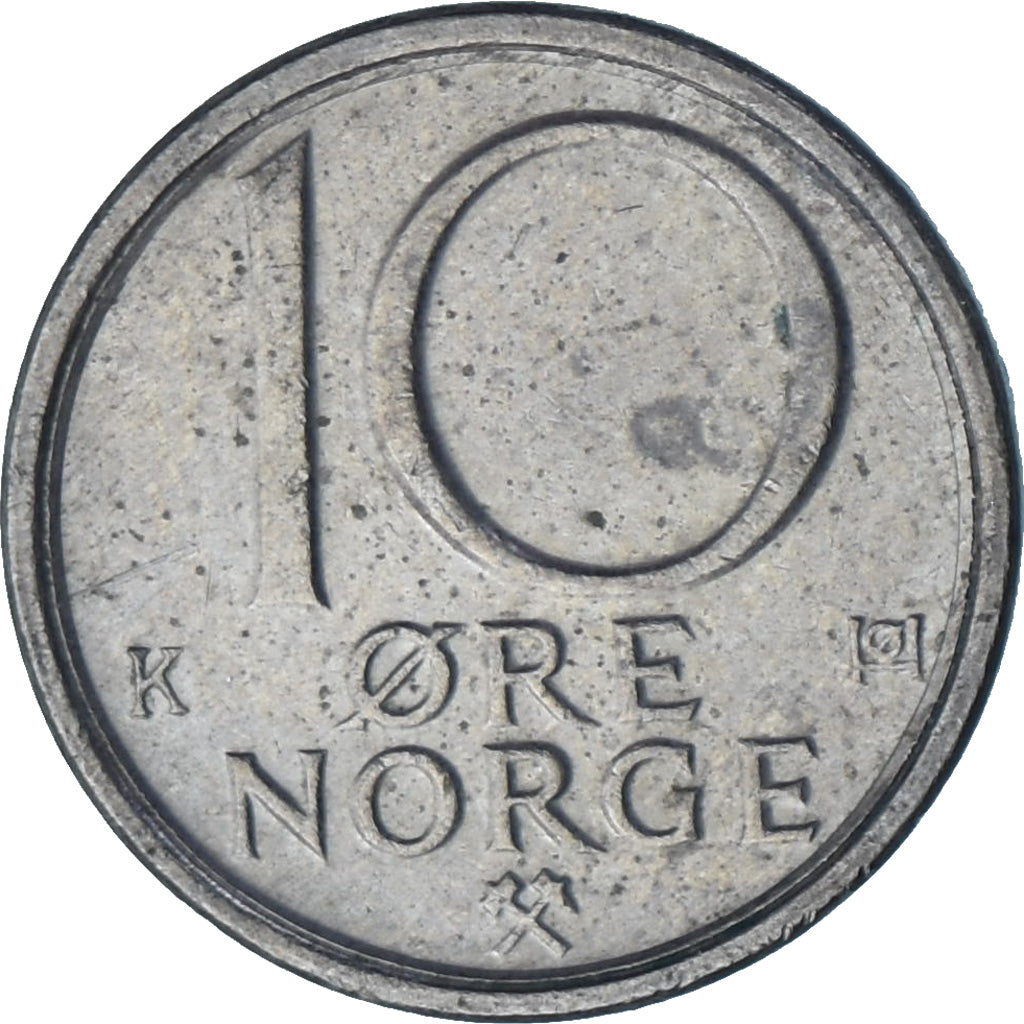 Noorwegen, 10 Öre, 1985