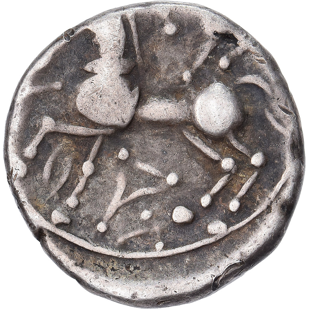 Lingones, Quinarius, 2nd-1st centuries BC, Silver, VF(30-35), Delestrée:3195