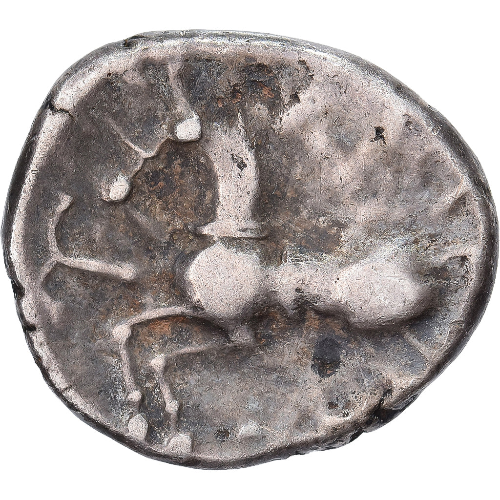 Lingones, Quinarius, 2nd-1st centuries BC, Srebro, VF(30-35), Delestrée:3195