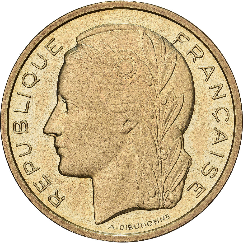 Francia, 20 Centimes, Concours de Dieudonné, 1961, Paris, Pattern