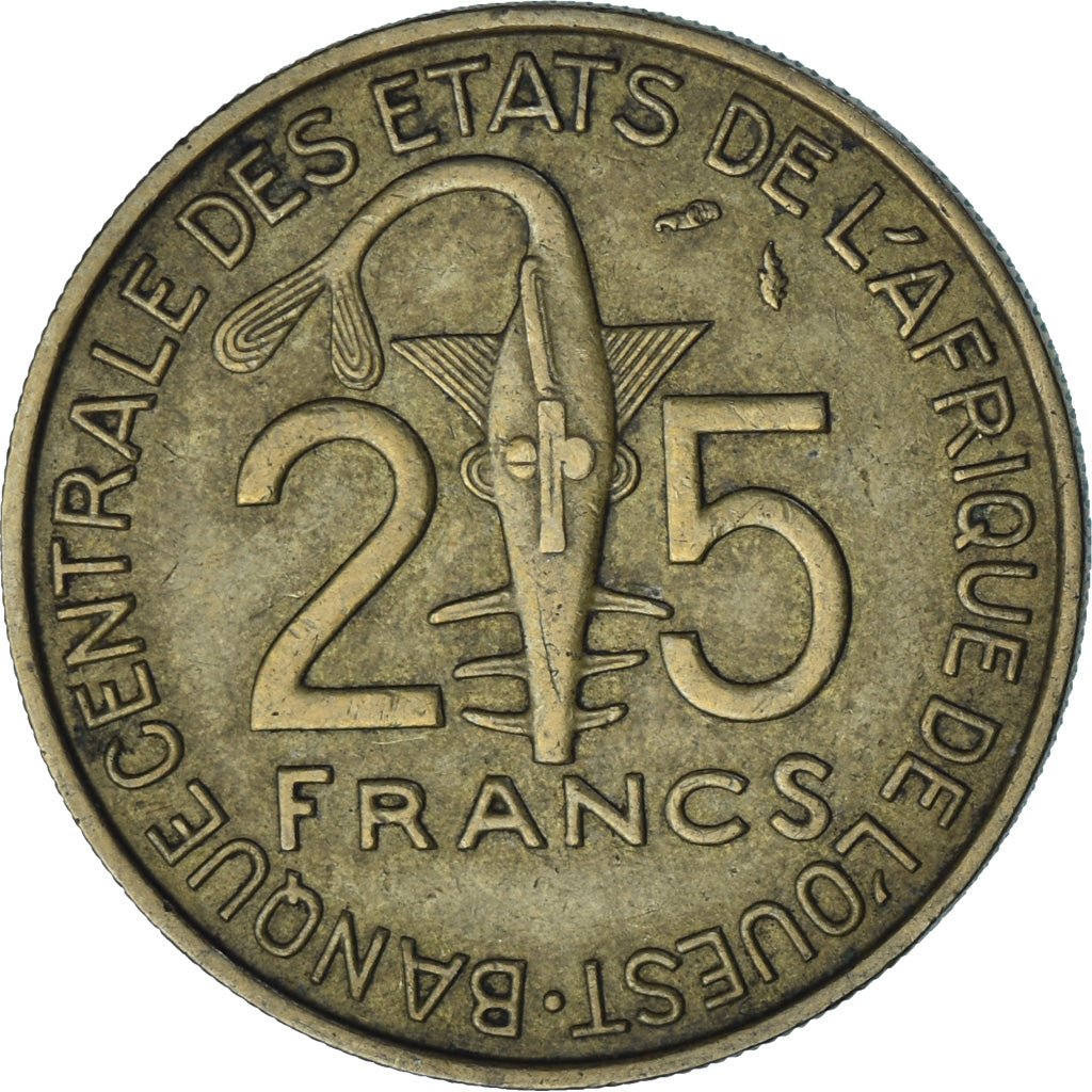 Afryka Zachodnia, 25 Francs, 1984