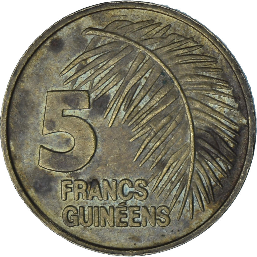 Guiné, 5 Francs, 1985