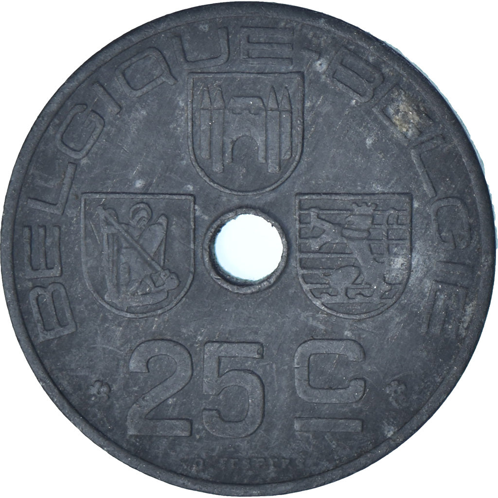 Belgien, 25 Centimes, 1946