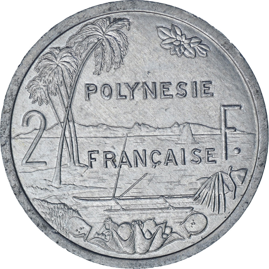 Polinésia Francesa, 2 Francs, 2000