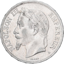 Francia, Napoleon III, 5 Francs, 1868, Paris, Plata, MBC, Gadoury:739