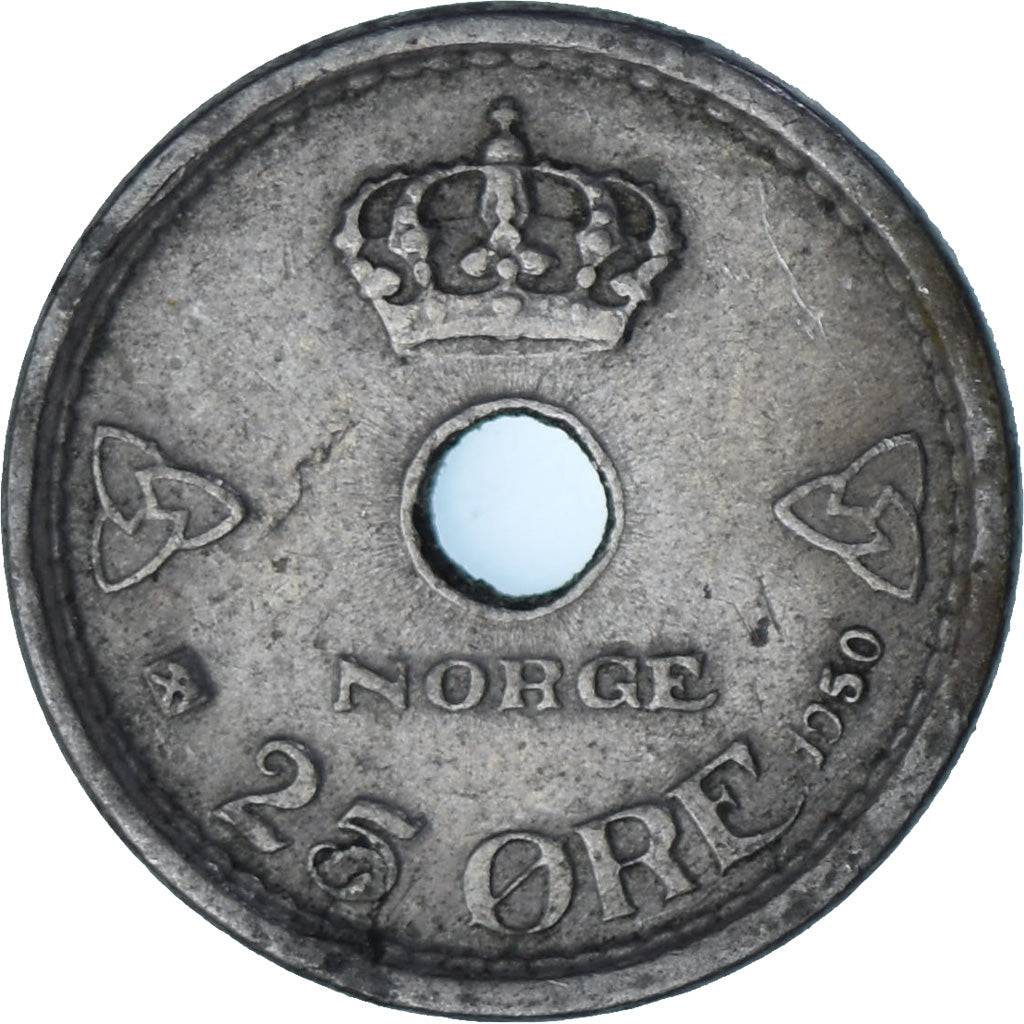 Norwegia, 25 Öre, 1950