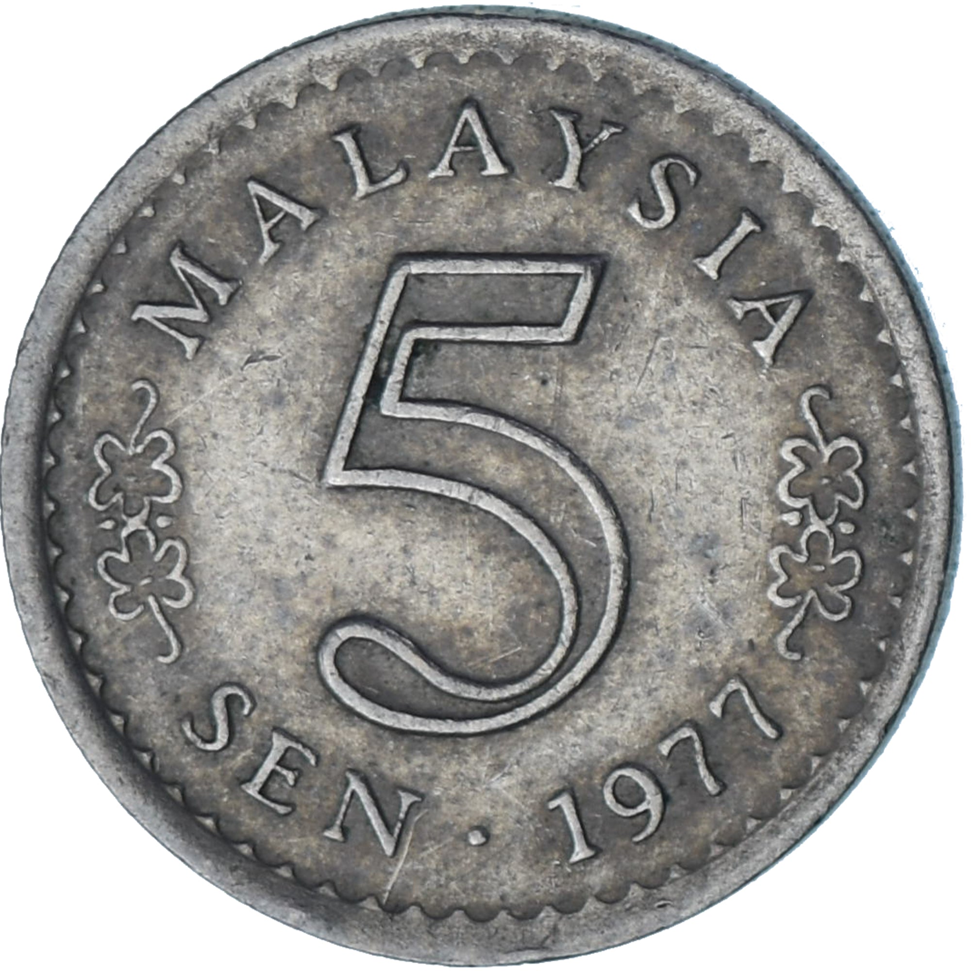 Malaysie, 5 Sen, 1977