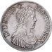 Frankrijk, Louis XIV, Écu à la mèche longue, 1651, Paris, Zilver, ZF