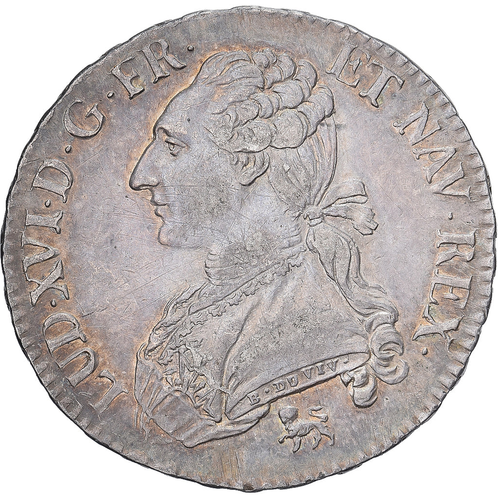 Frankrijk, Louis XVI, 1/2 Ecu aux branches d'olivier, 1792, Paris, Zilver, PR