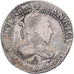 França, Henri III, 1/2 Franc au col plat, 1587, Paris, Prata, EF(40-45)