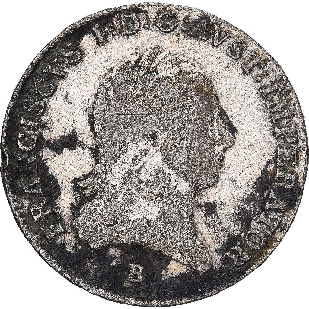 Oostenrijk, Franz I, 3 Kreuzer, 1815, Kremnica, Zilver, FR, KM:2117