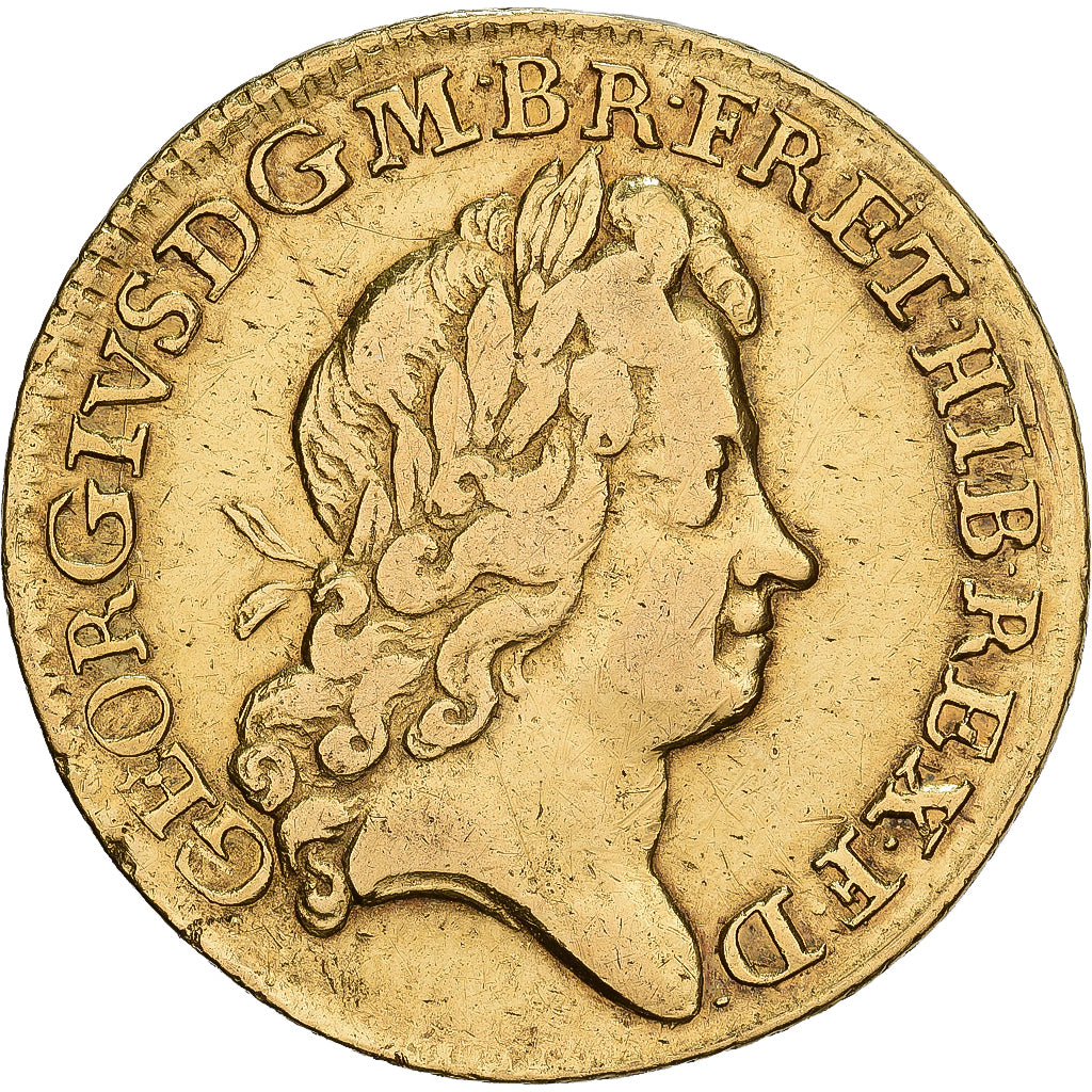 United Kingdom, George I, 1 Guinea, 1726, London, Gold, EF(40-45), Spink:3633