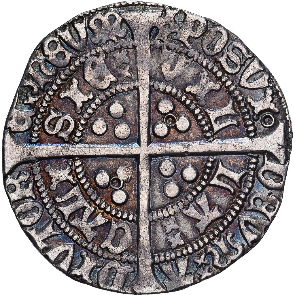 Kingdom of England, Henry VI, Groat, 1422-1430, Calais, Silver, AU(55-58)